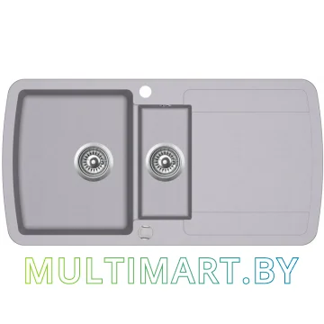 Кухонная мойка Aquasanita Lira SQL151AW (alumetallic 202)